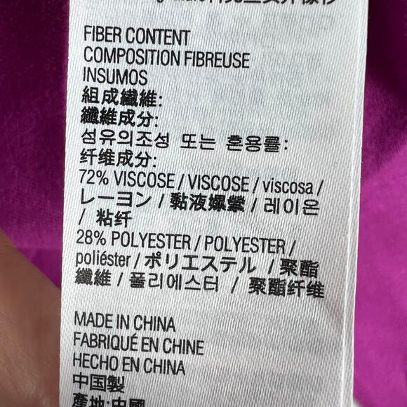 Kirkland Brand NWT Pink Cardigan Women’s SZ XL Viscose/Poly Soft Stretchy NEW - Picture 4 of 11